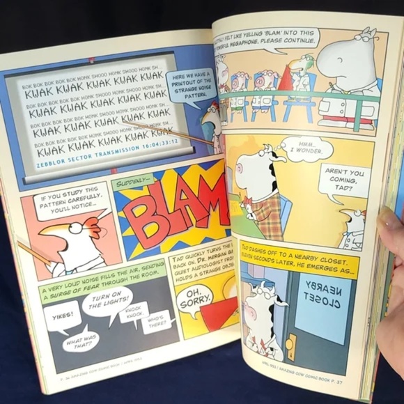 3/$25 Sandra Boynton's Amazing Cows: Udder Absurdity for Children - Picture 8 of 8